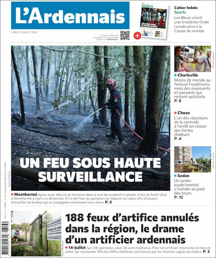 Portada de L'Ardenais (Francia)