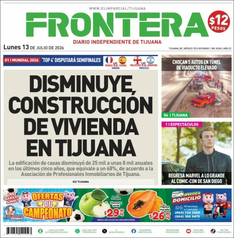 Portada de Frontera (M&eacute;xico)