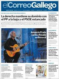 Portada de El Correo Gallego (Espa&ntilde;a)
