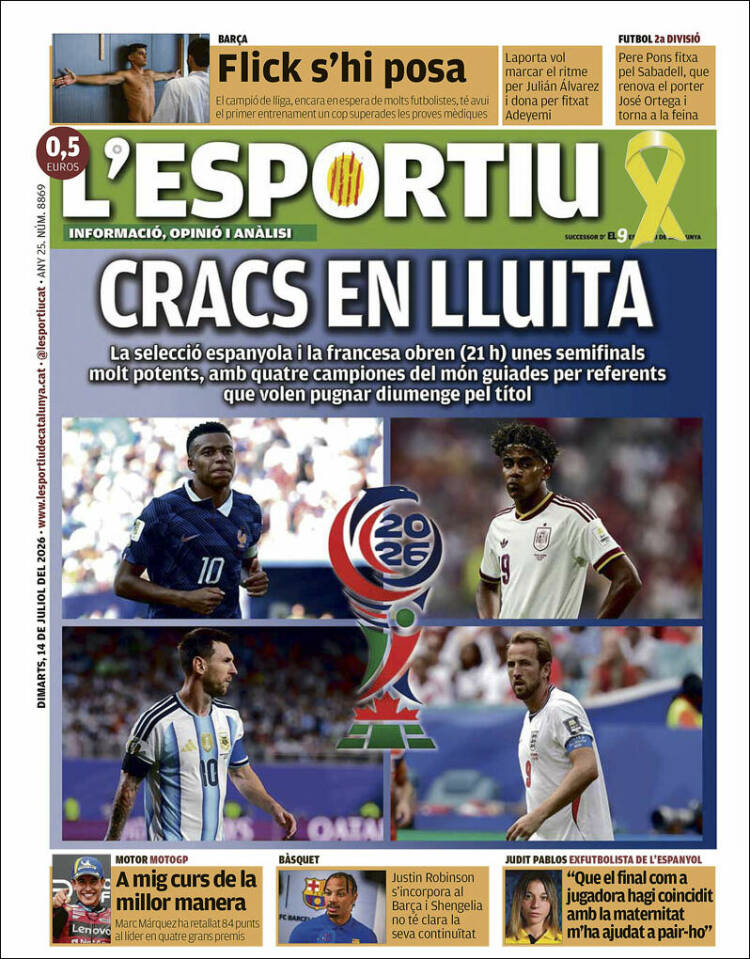 Portada de L'Esportiu (Espa&ntilde;a)