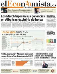 Portada de El Economista (Espa&ntilde;a)