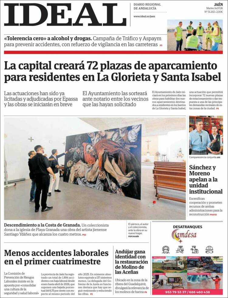 Portada de El Ideal de Jaén (Espa&ntilde;a)