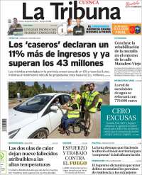 Portada de La Tribuna de Cuenca (Espa&ntilde;a)