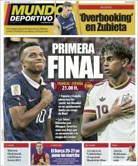 Portada de Mundo Deportivo Gipuzkoa (Espa&ntilde;a)
