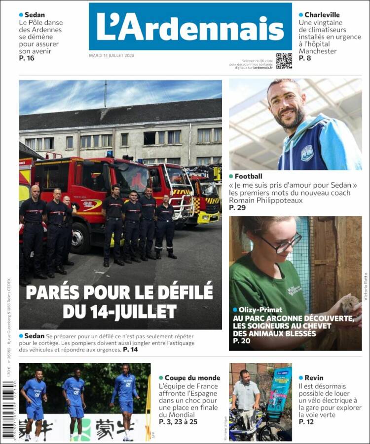 Portada de L'Ardenais (Francia)