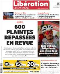 Portada de Libération Champagne (Francia)
