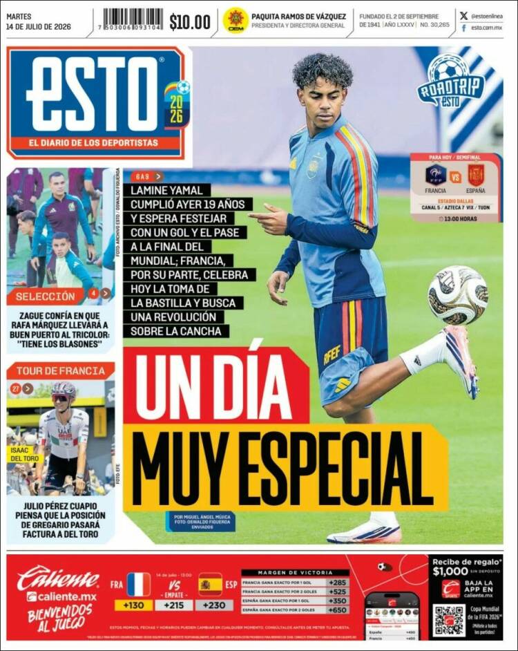 Portada de Esto (M&eacute;xico)
