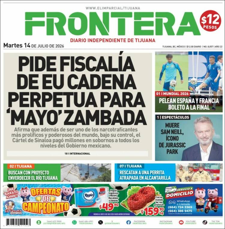 Portada de Frontera (M&eacute;xico)