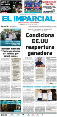 Portada de El Imparcial (M&eacute;xico)