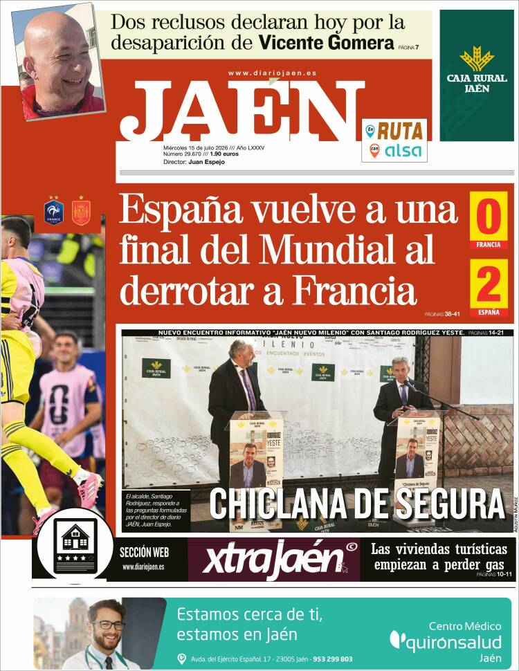 Portada de Diario Jaén (Espa&ntilde;a)