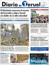 Portada de Diario de Teruel (Espa&ntilde;a)