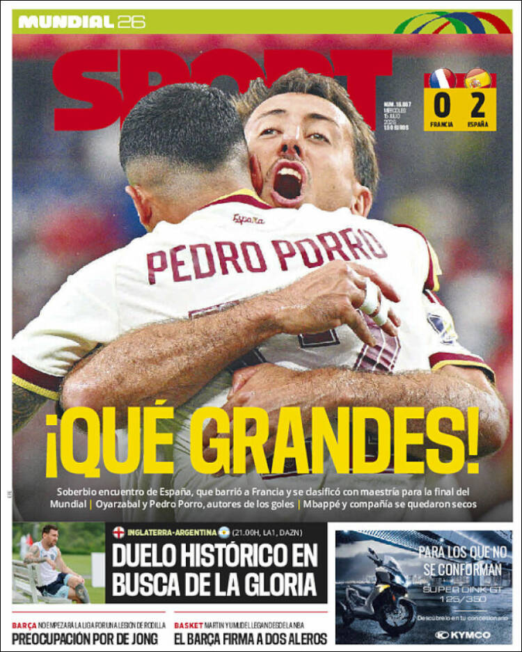 Portada de Sport (Espa&ntilde;a)