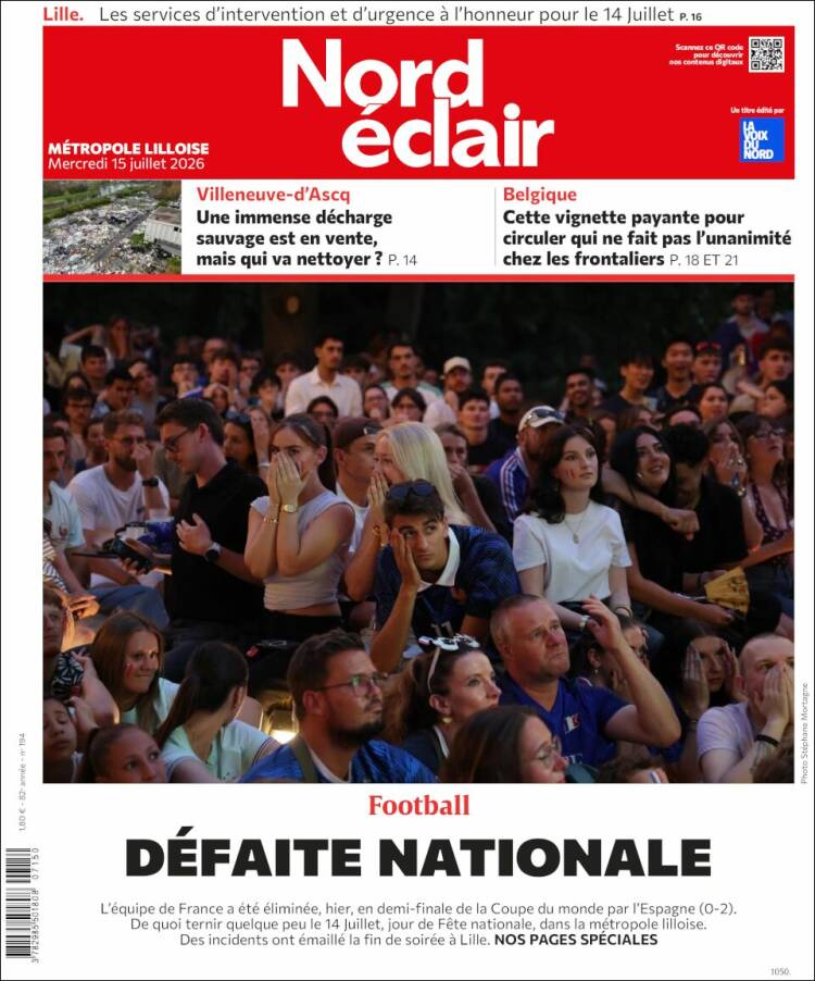 Portada de Nord Éclair (Francia)