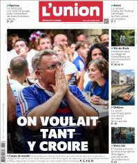 Portada de L'Union (Francia)