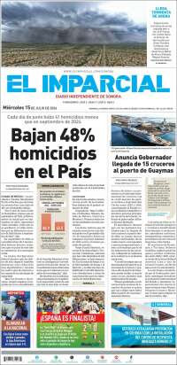 Portada de El Imparcial (M&eacute;xico)