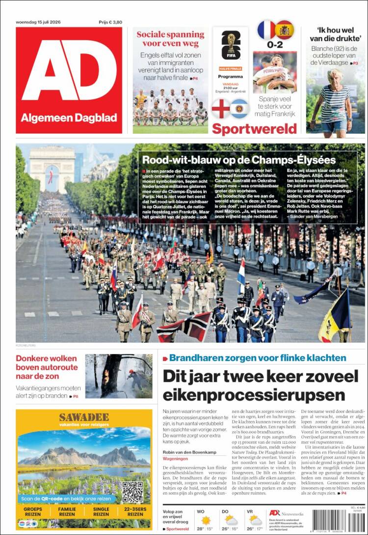 Portada de AD (Pa&iacute;ses Bajos)