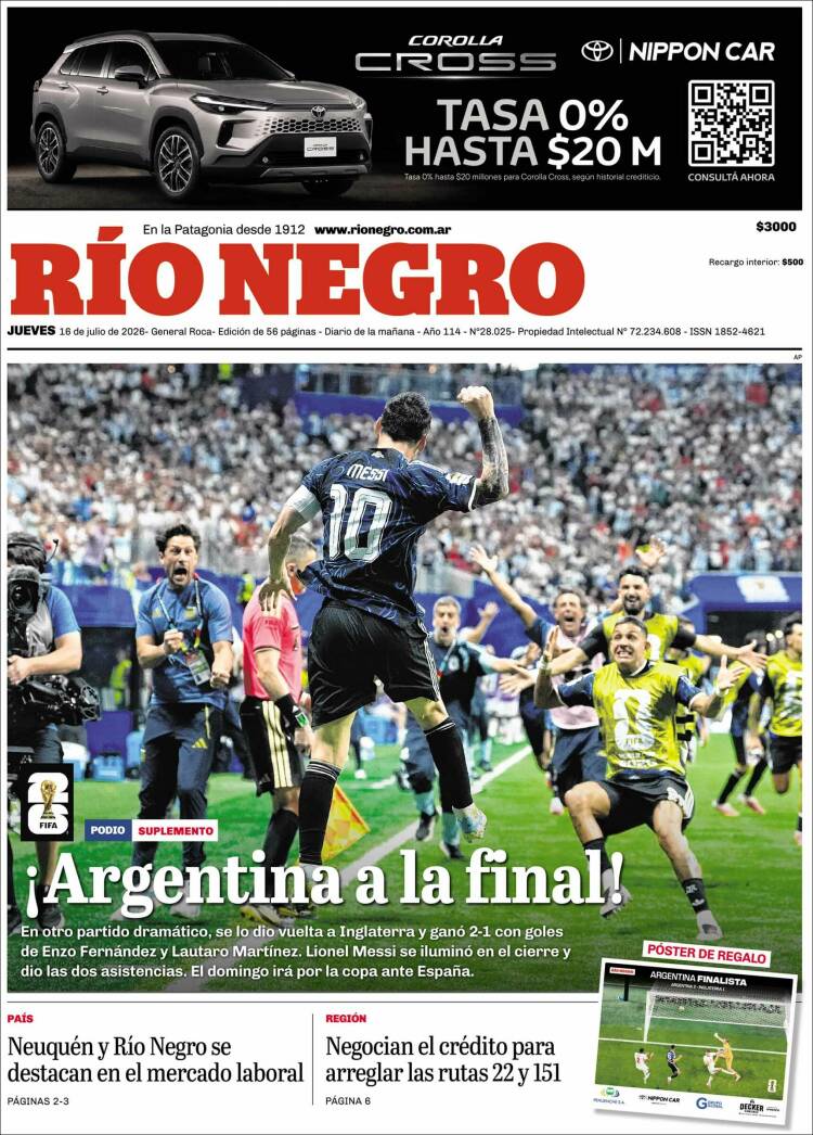 Portada de Rio Negro (Argentina)