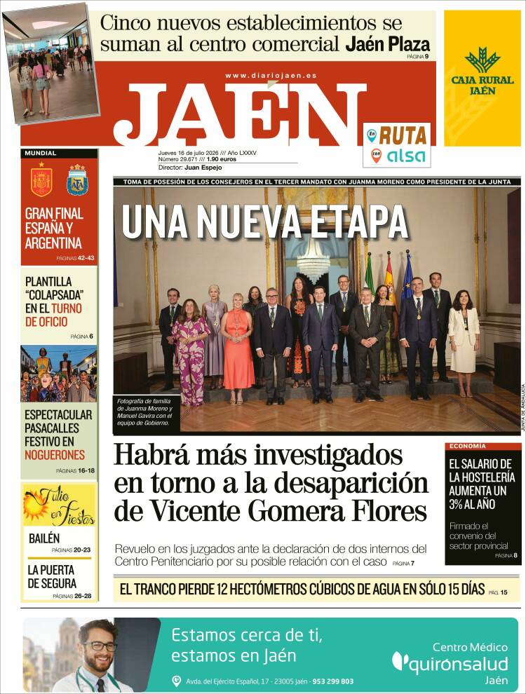 Portada de Diario Jaén (Espa&ntilde;a)