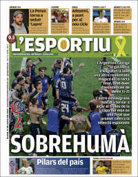 Portada de L'Esportiu (Espa&ntilde;a)