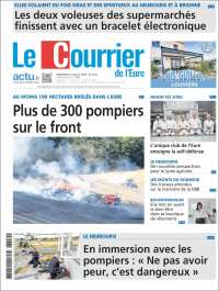 Portada de Le Courrier de l'Ouest (Francia)
