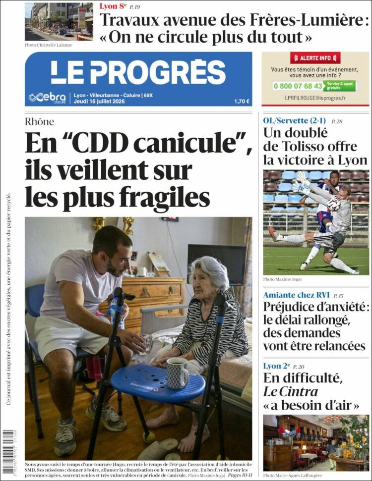 Portada de Progres de Fecamp (Francia)