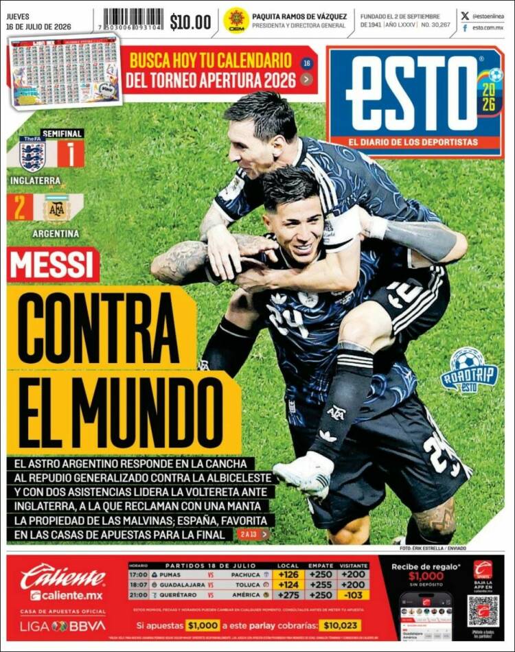 Portada de Esto (M&eacute;xico)