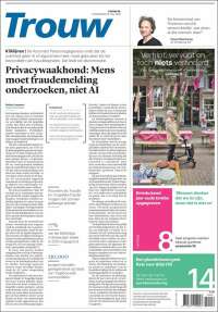 Portada de Trouw (Pays-Bas)