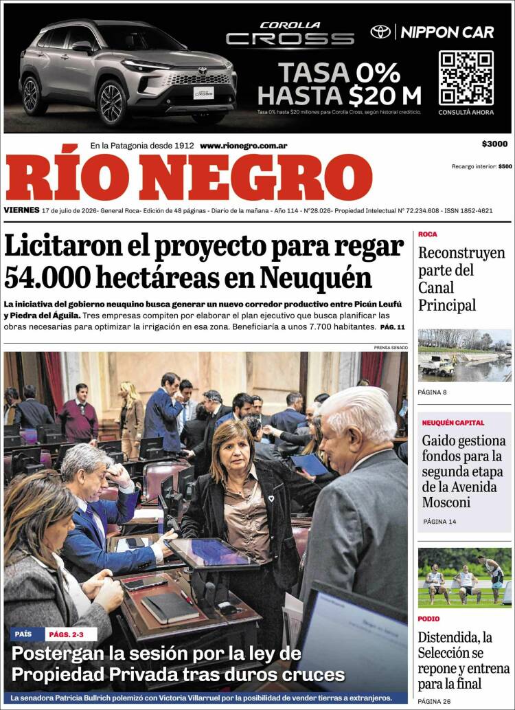 Portada de Rio Negro (Argentina)
