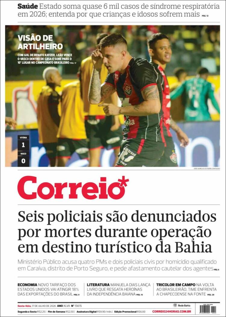 Portada de Correio* (Brasil)
