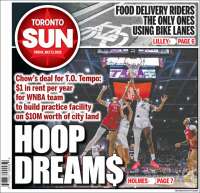 Portada de The Toronto Sun (Canad&aacute;)