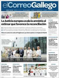 Portada de El Correo Gallego (Espa&ntilde;a)