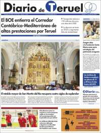 Portada de Diario de Teruel (Espa&ntilde;a)
