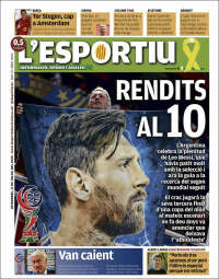 Portada de L'Esportiu (Espa&ntilde;a)