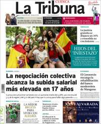Portada de La Tribuna de Cuenca (Espa&ntilde;a)
