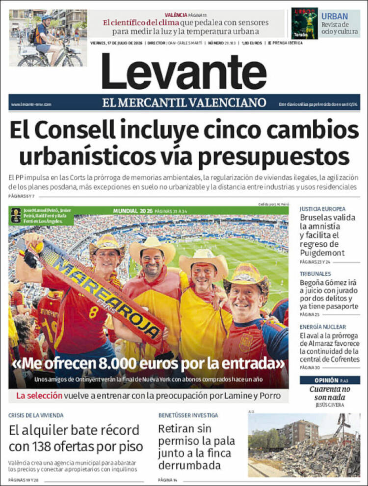 Portada de Levante (Espa&ntilde;a)