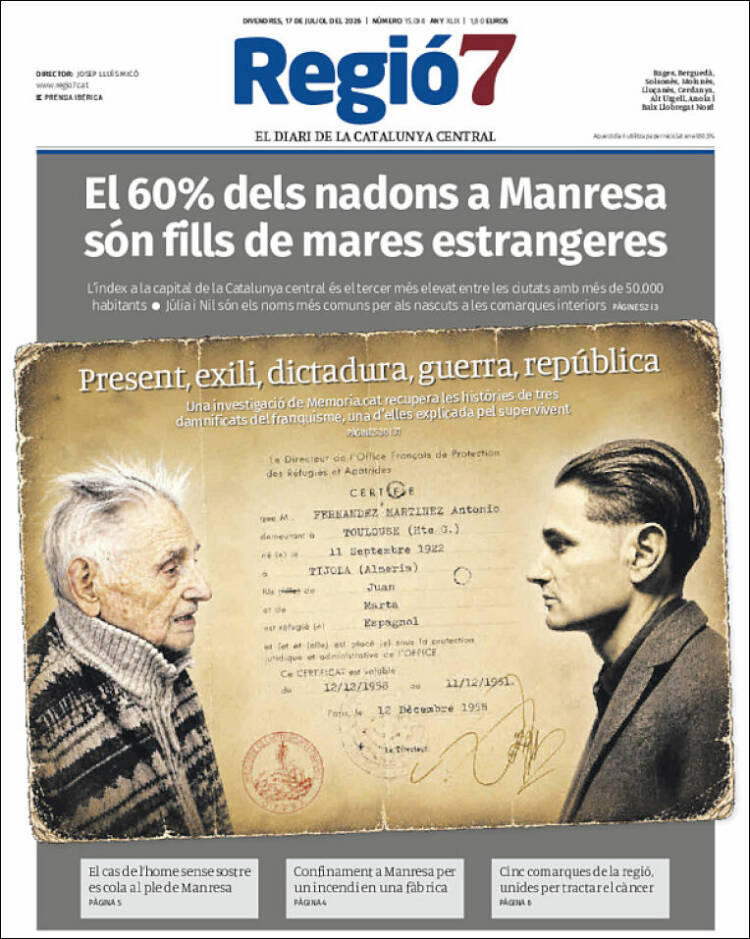 Portada de Regio7 (Espa&ntilde;a)