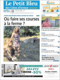 Portada de Le Petit Bleu (Francia)