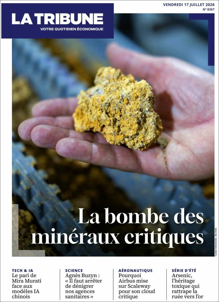 Portada de La Tribune (Francia)