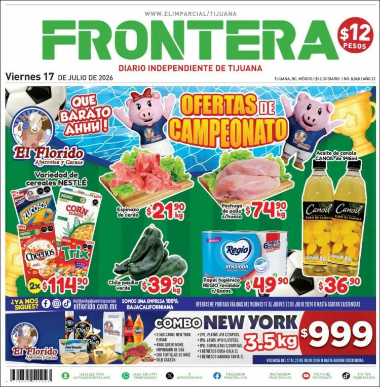 Portada de Frontera (M&eacute;xico)