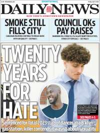 Portada de Daily News - New York (USA)
