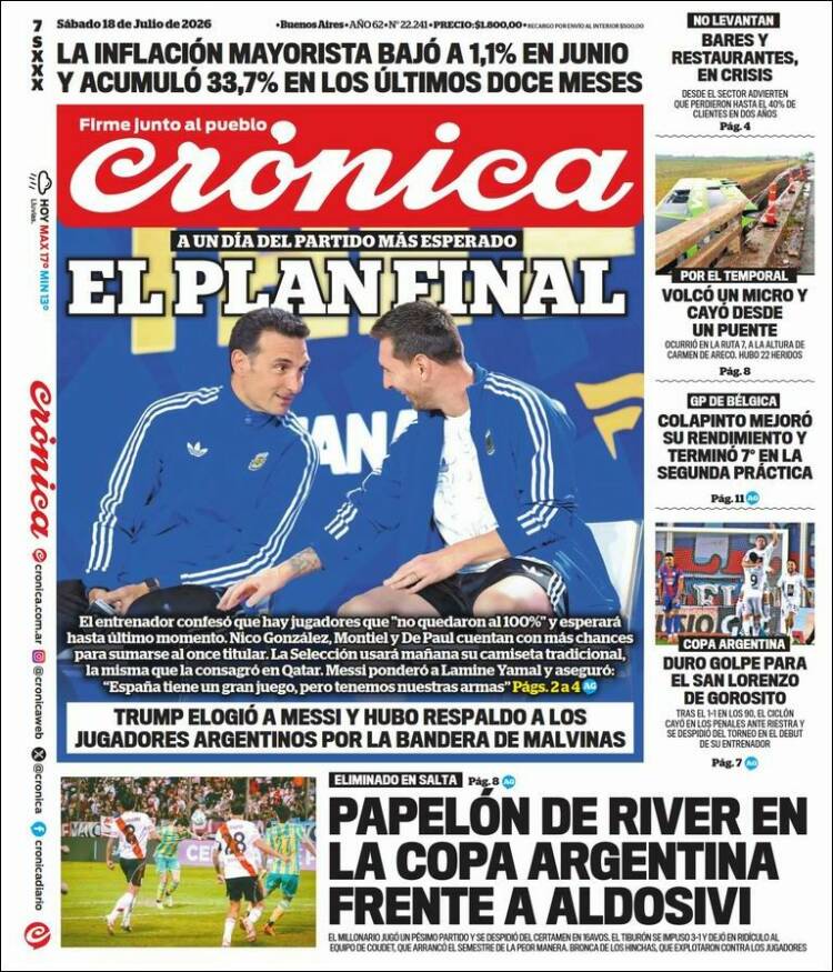 Portada de La Voz del Chaco (Argentine)