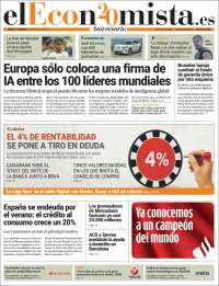 Portada de El Economista (Espagne)