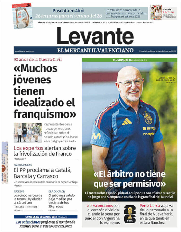 Portada de Levante (Spain)