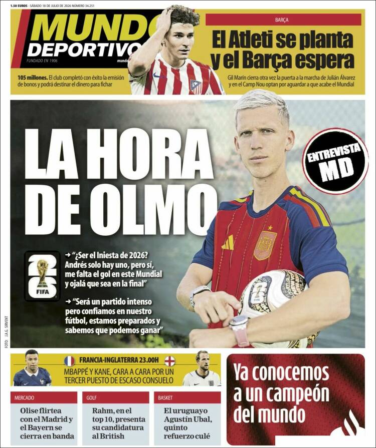 Portada de Mundo Atlético (Spain)