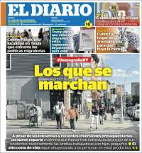 Portada de El Diario NY (&Eacute;tats-Unis)