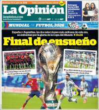 Portada de La Opinión (&Eacute;tats-Unis)