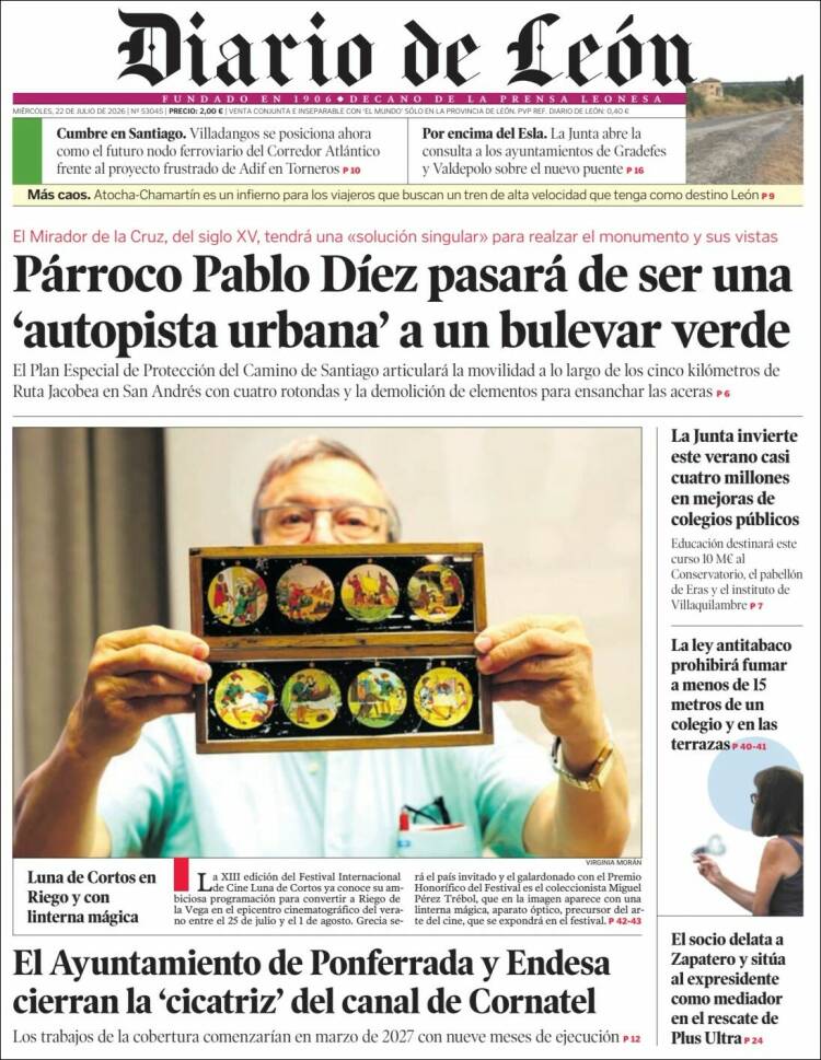 Portada de Diario de León (Spain)