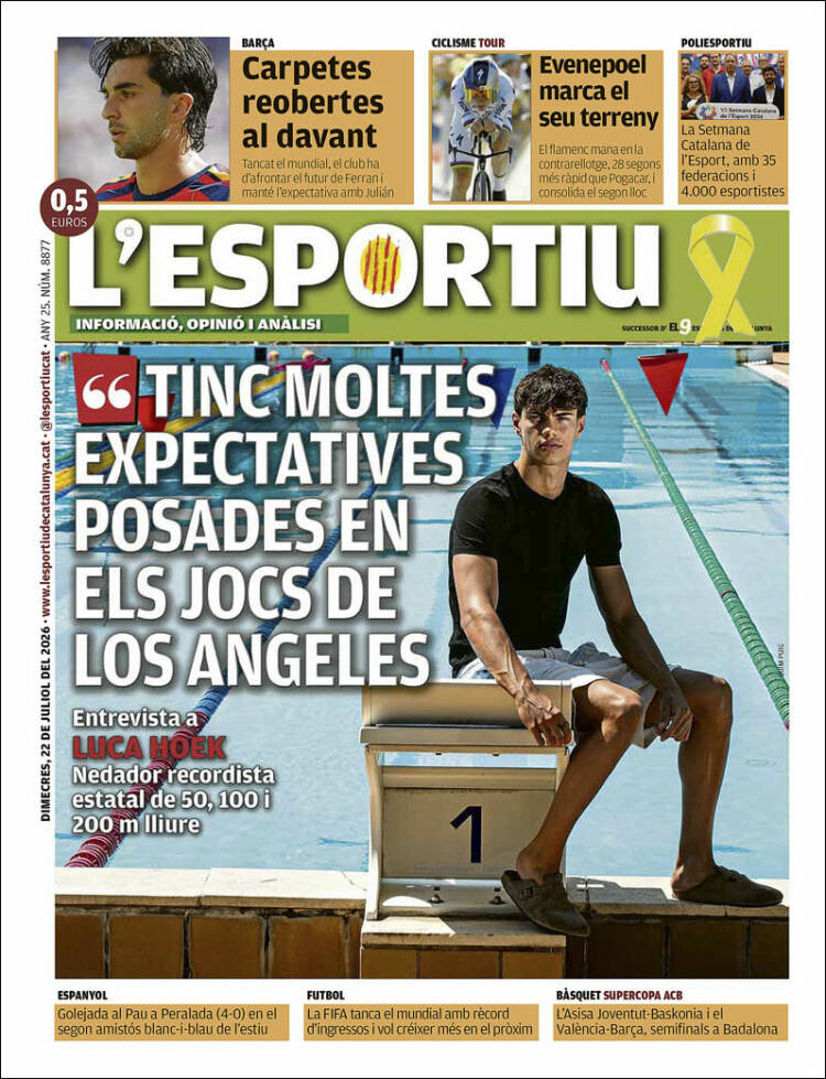 Portada de L'Esportiu (Spain)