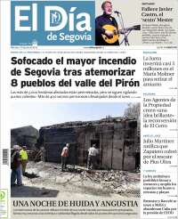 Portada de El Día de Segovia (Spain)