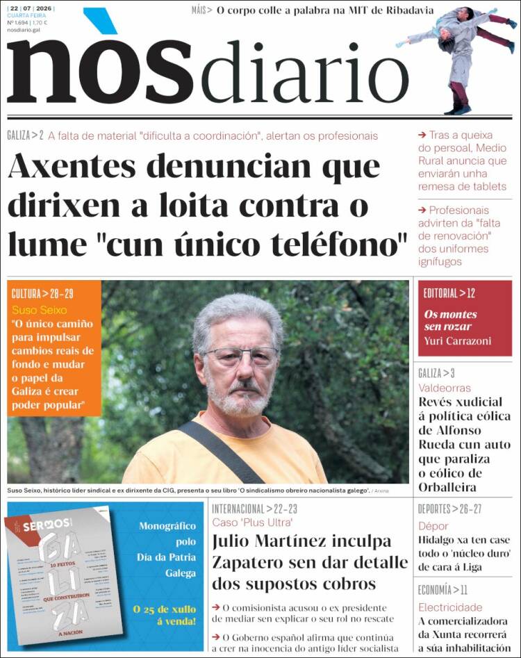 Portada de Nòs Diario (Spain)
